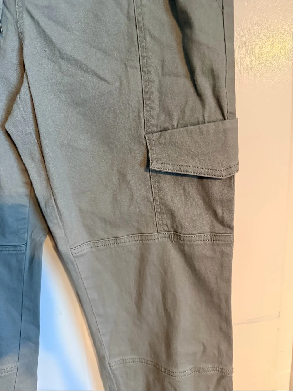 Rewash Olive-Taupe Cargo Jogger Pants